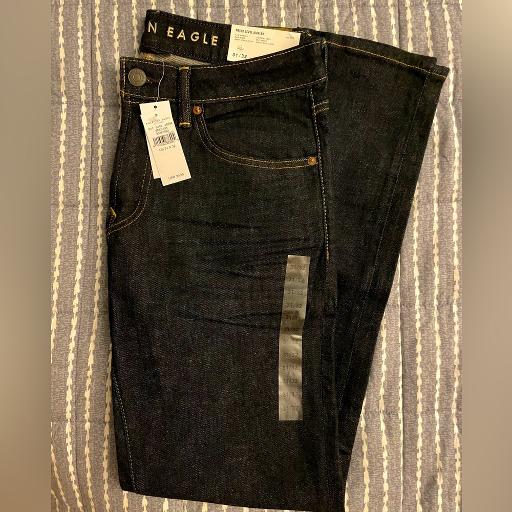 American Eagle Outfitters Slim Straight Jeans, Size 31/32